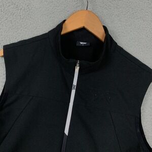 PXG Parsons Xtreme Golf‎ Vest Mens Small Black Zip Up Lightweight Pockets